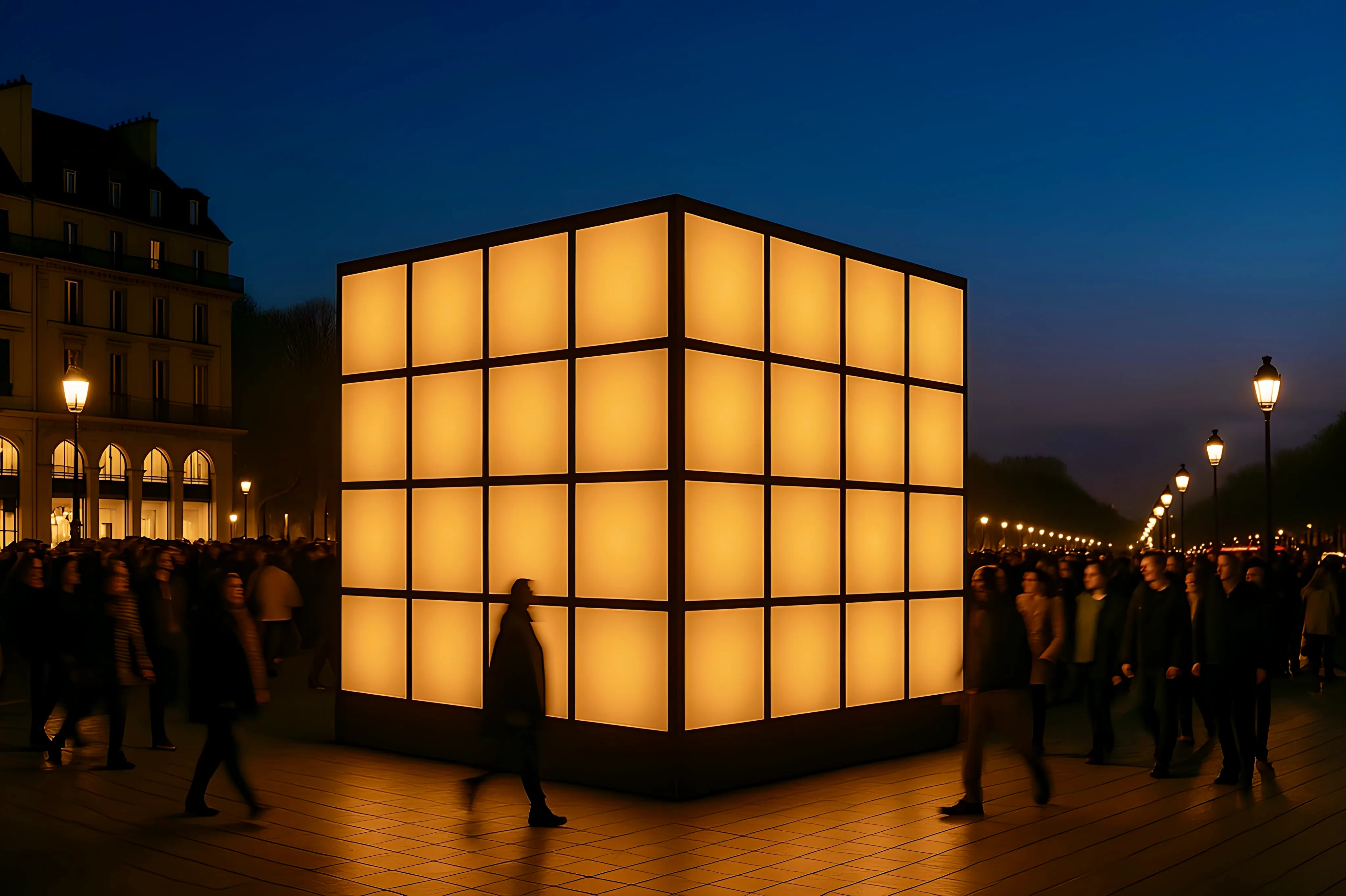 DottHub immersive LED cube installation for brand experiences