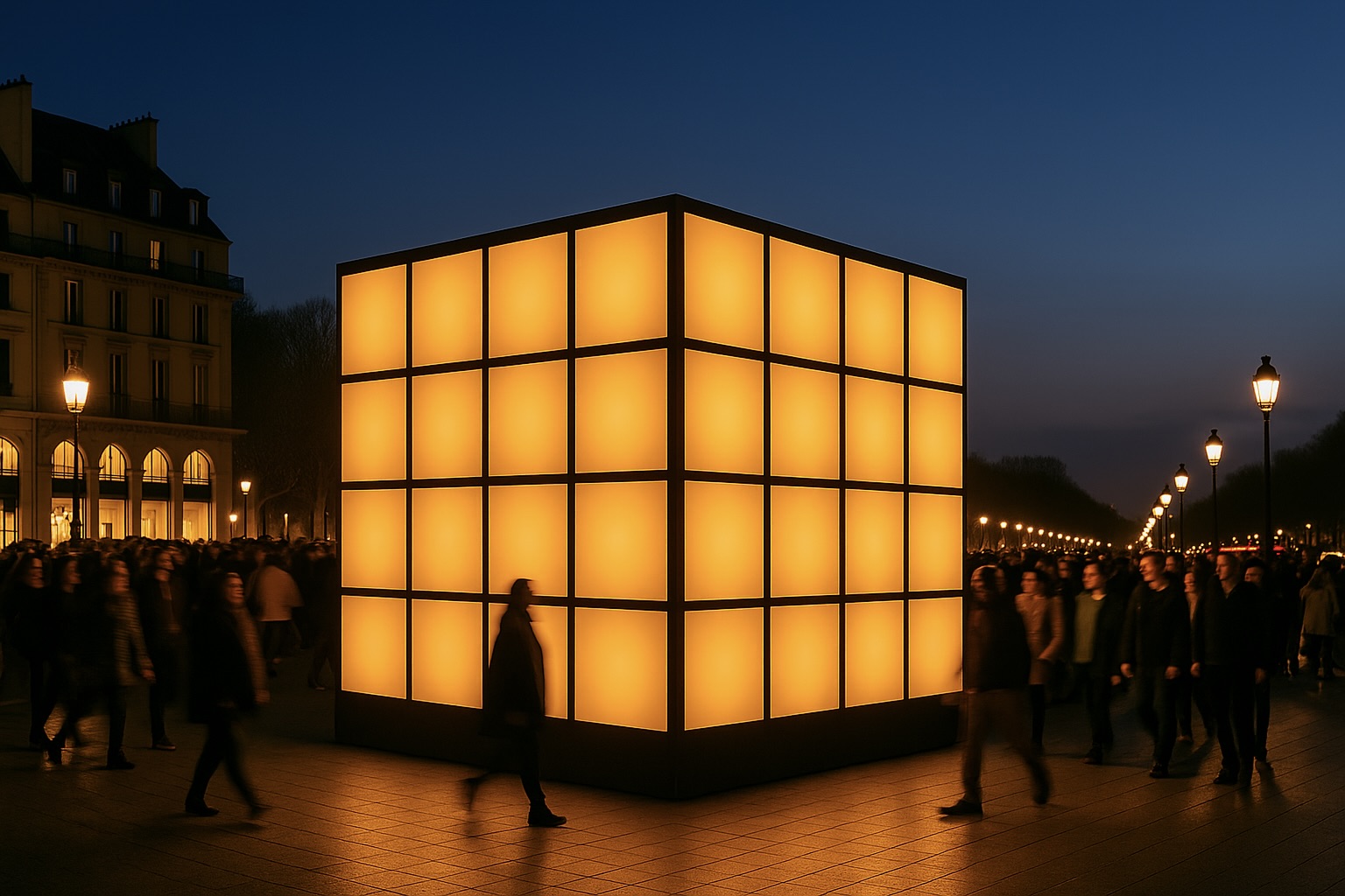 DottHub immersive LED cube installation for brand experiences